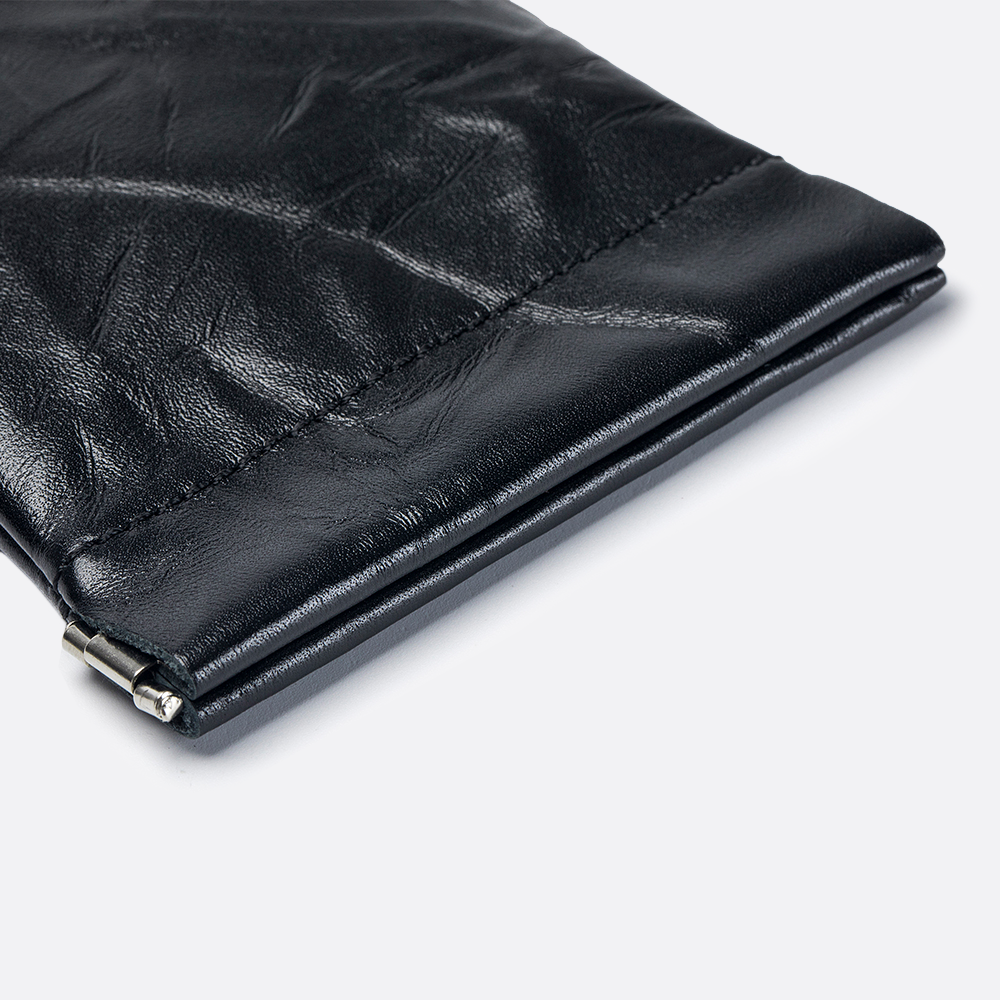 Genuine cowhide leather spectacle glasses pouch