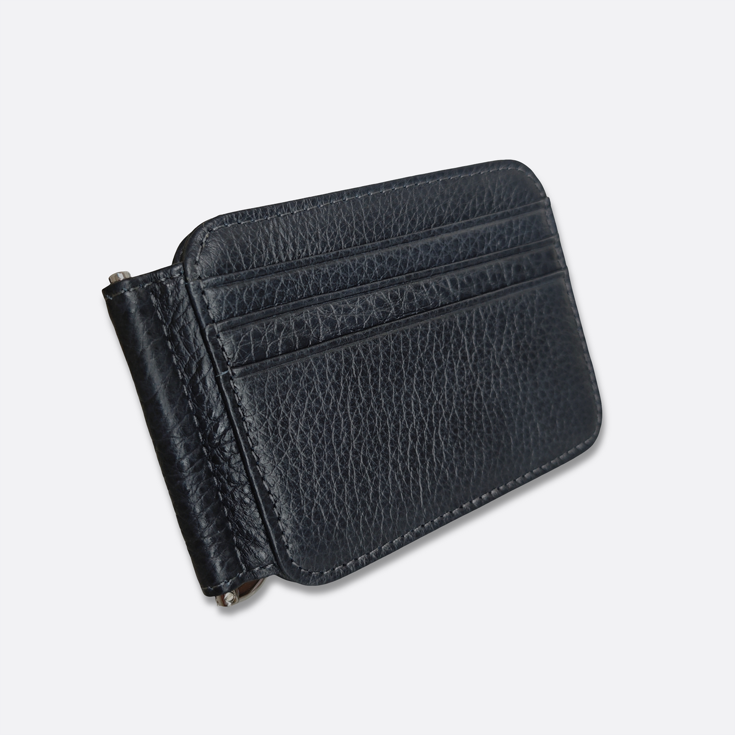 Genuine cowhide leather money clip wallet v2