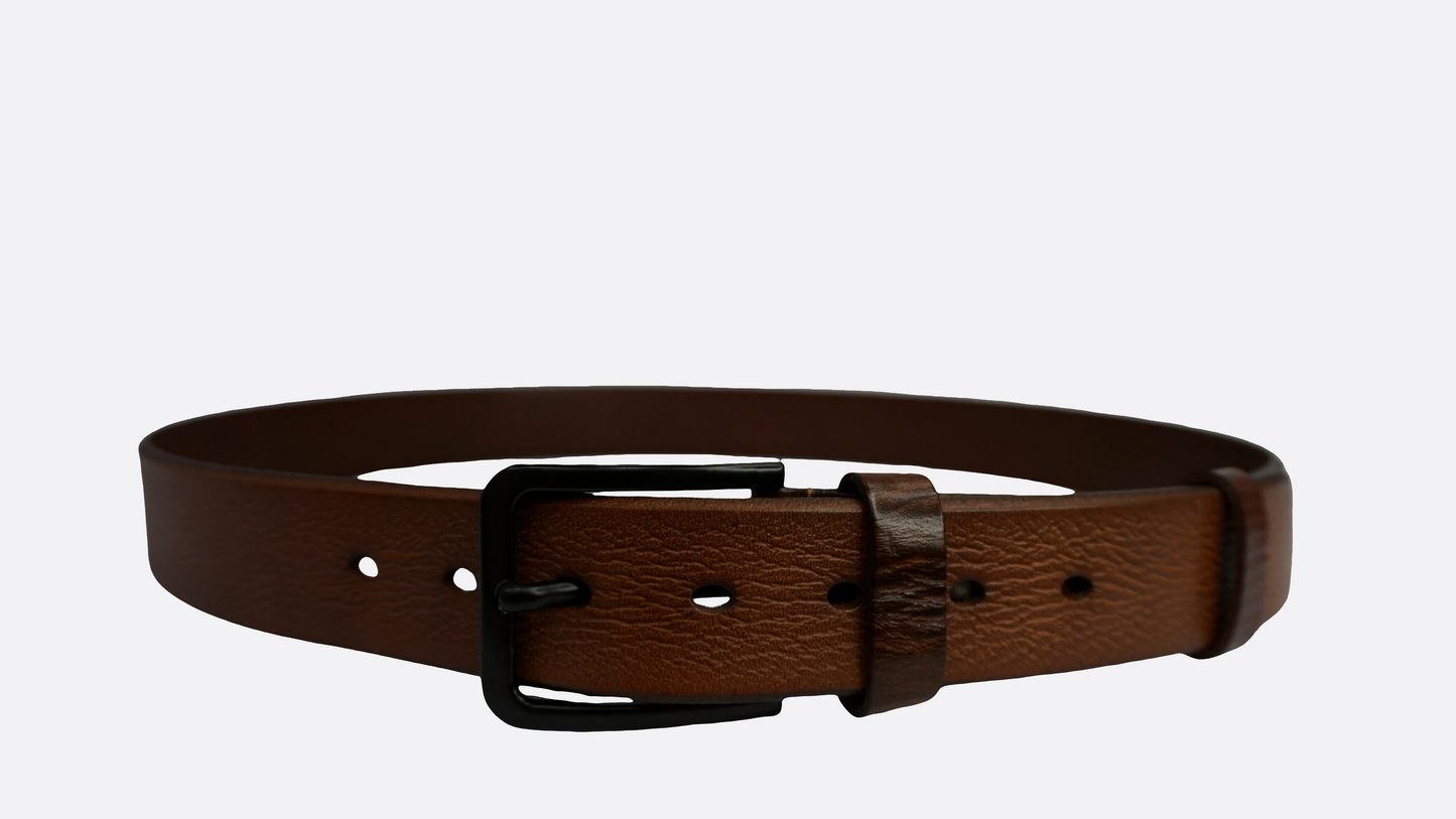 Vintage version genuine cowhide leather belt