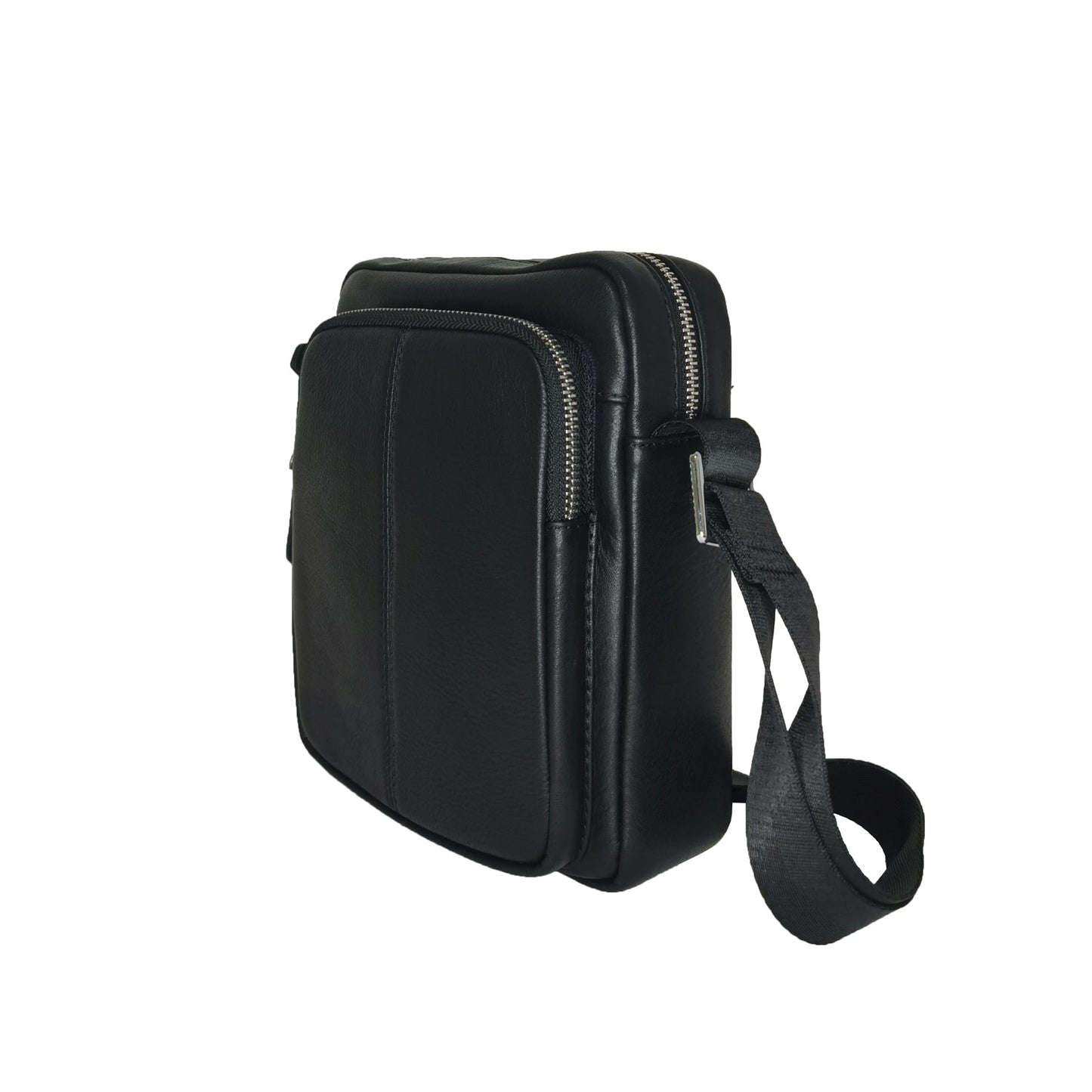 Pouch design genuine cowhide leather sling bag