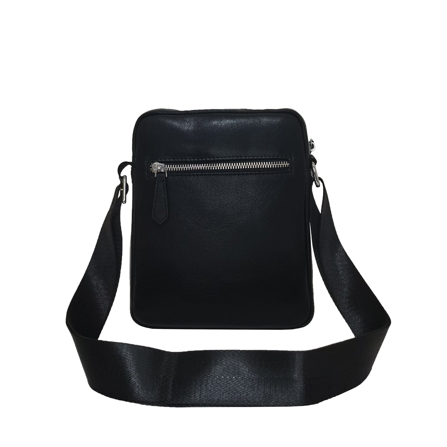 Pouch design genuine cowhide leather sling bag