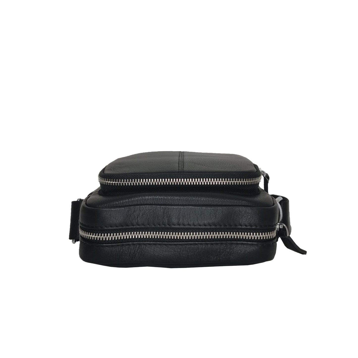 Pouch design genuine cowhide leather sling bag
