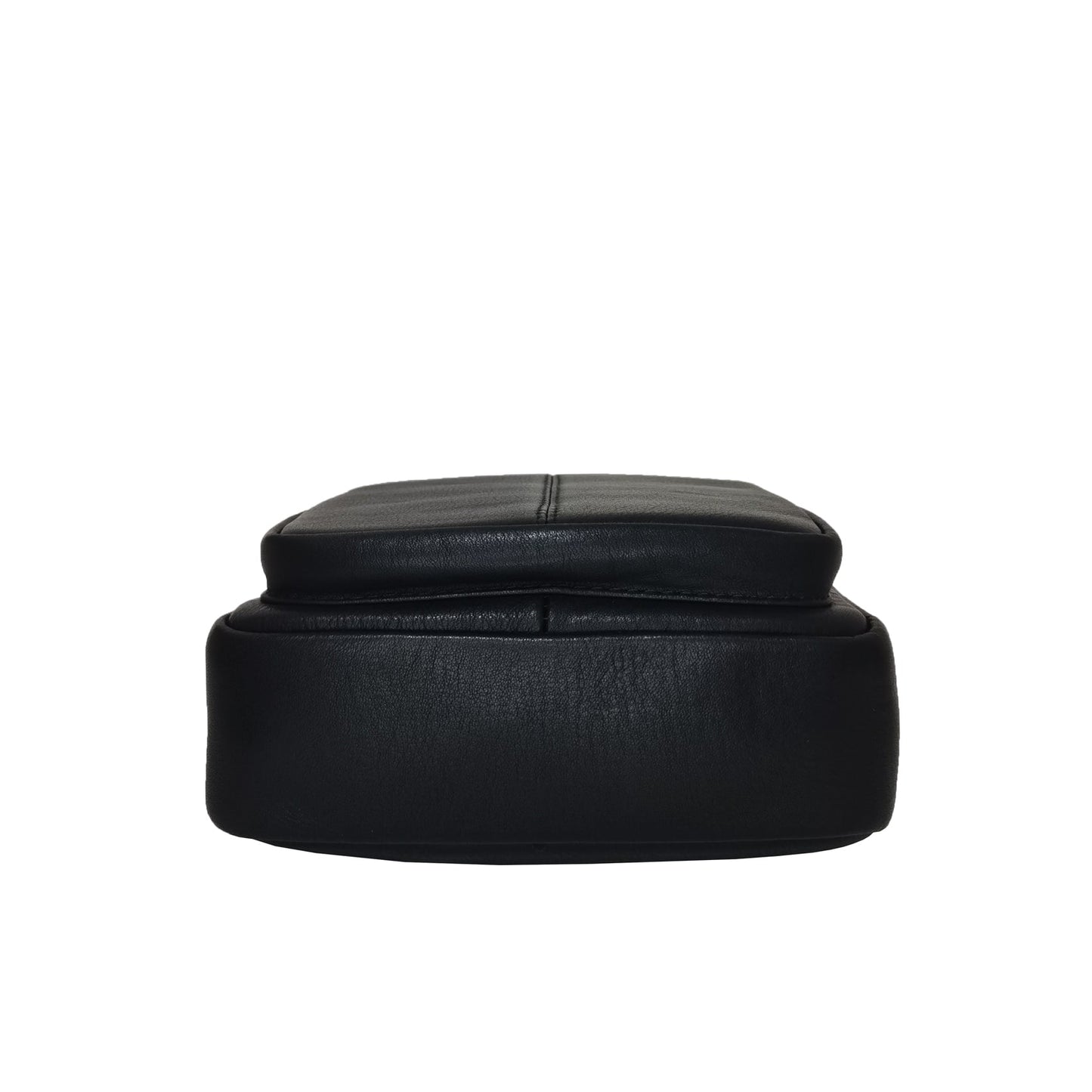 Pouch design genuine cowhide leather sling bag