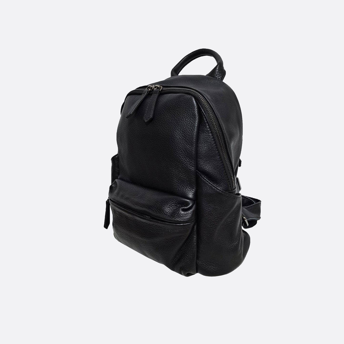Pouch design genuine cowhide leather backpack