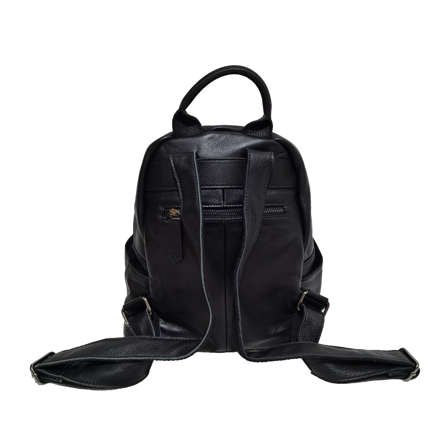 Pouch design genuine cowhide leather backpack