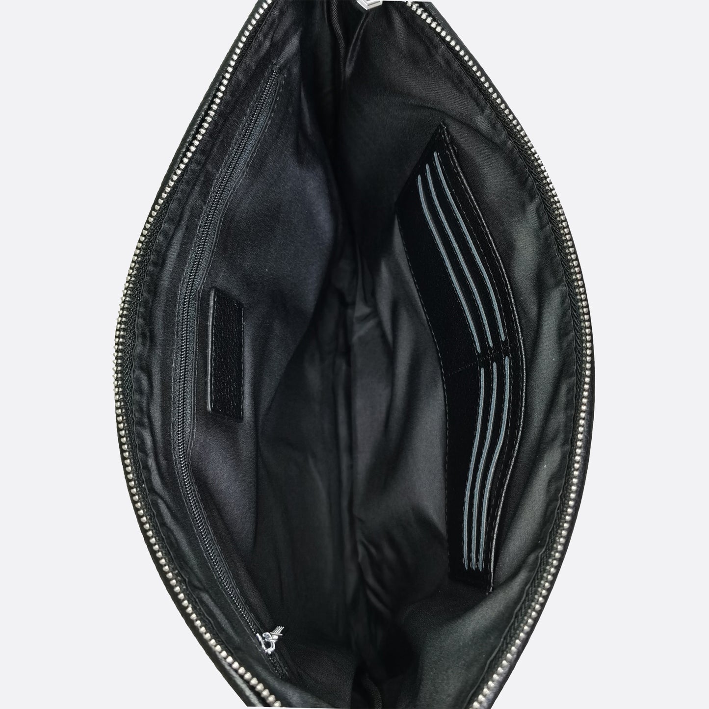 Zip design genuine cowhide leather Clutch/laptop sleeve/laptop folio