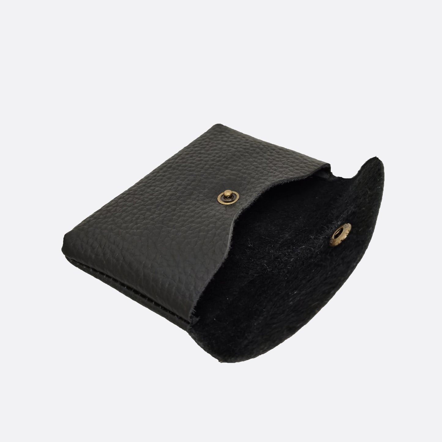 Envelope design genuine cowhide leather pouch