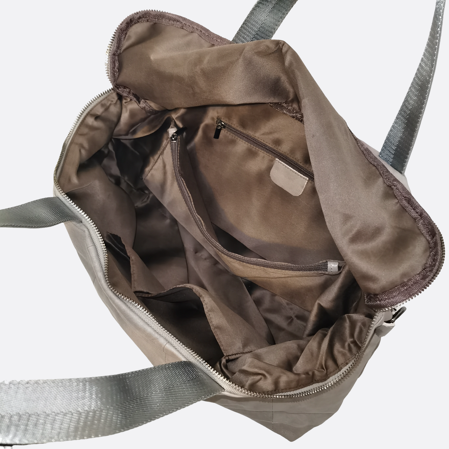 Ellipse duffel design genuine cowhide leather bag with sling