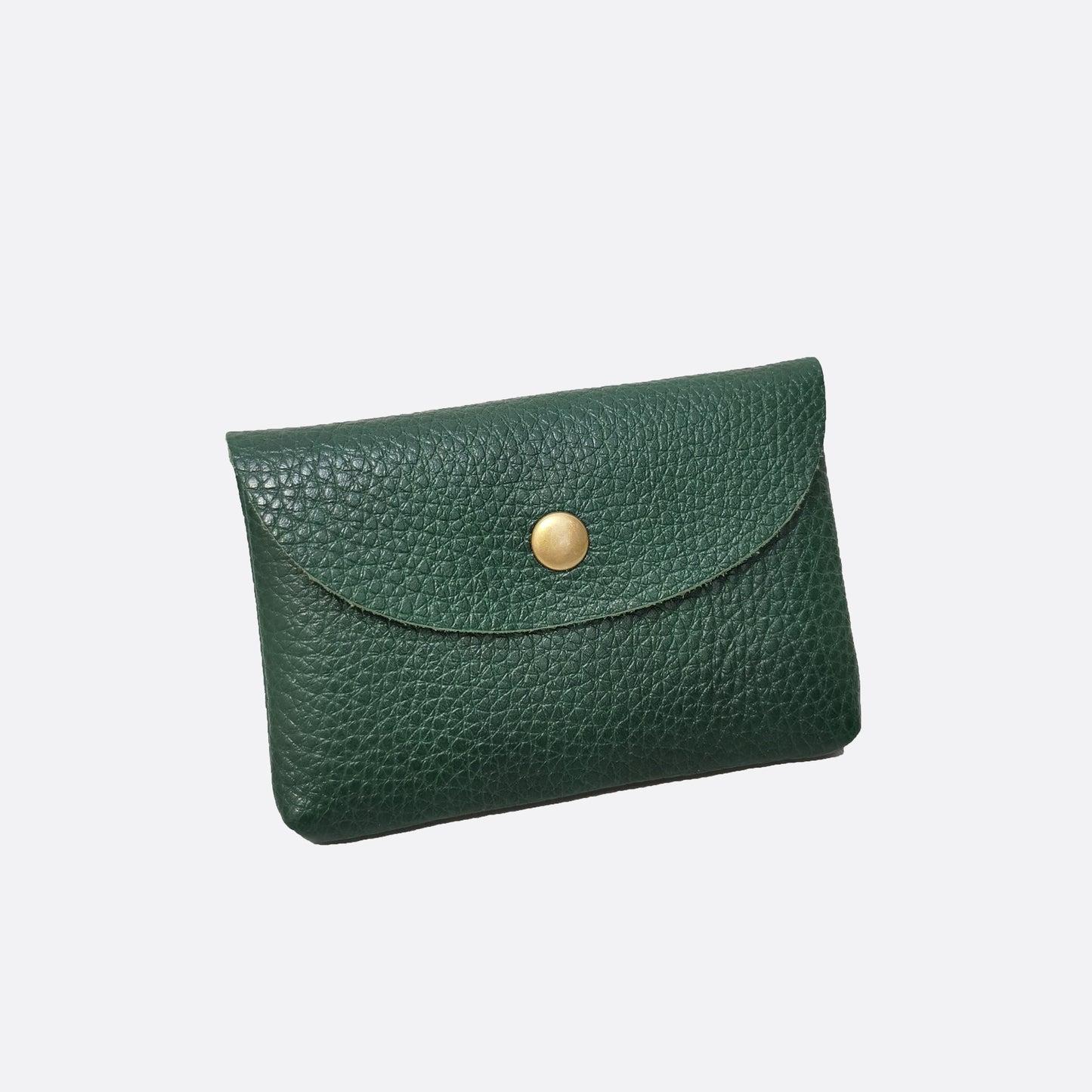 Envelope design genuine cowhide leather pouch