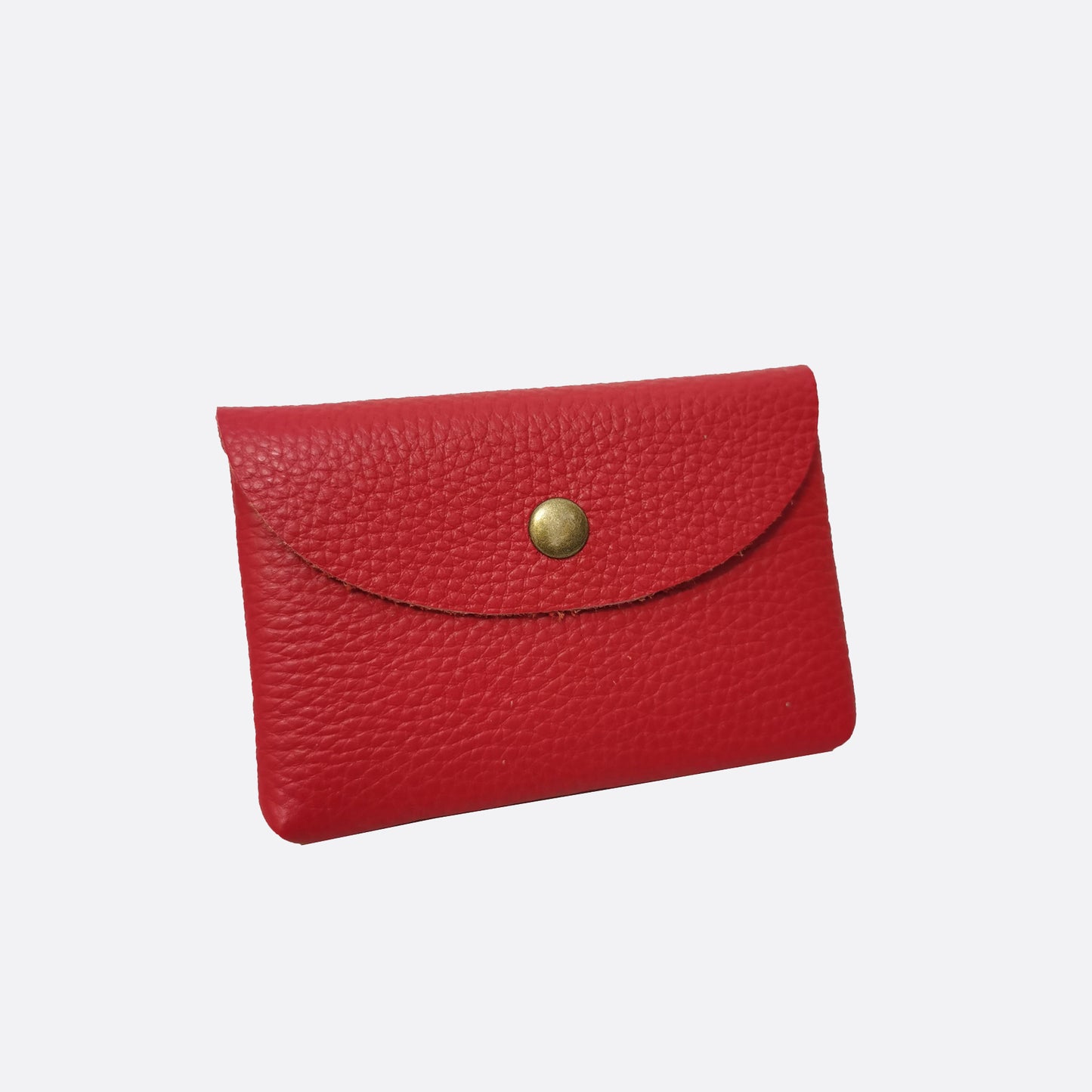 Envelope design genuine cowhide leather pouch
