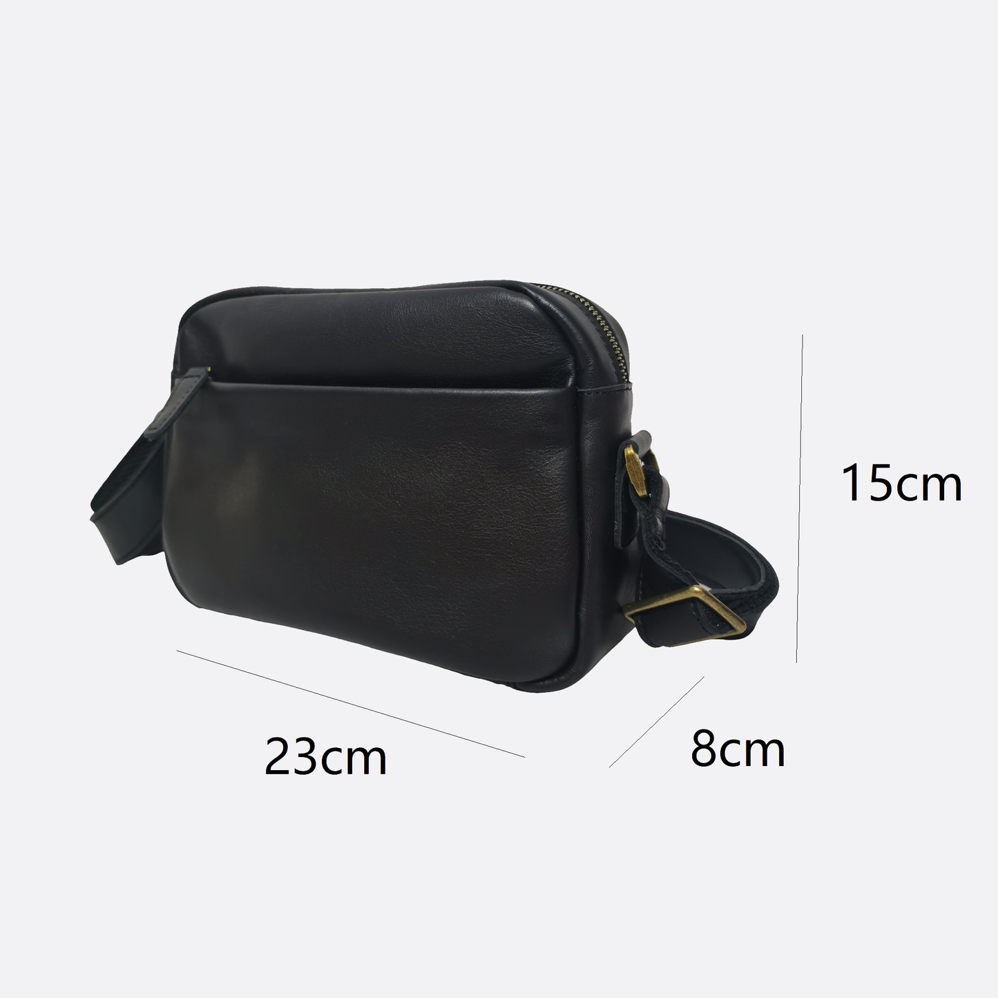 Murca V2 design genuine cowhide leather sling bag