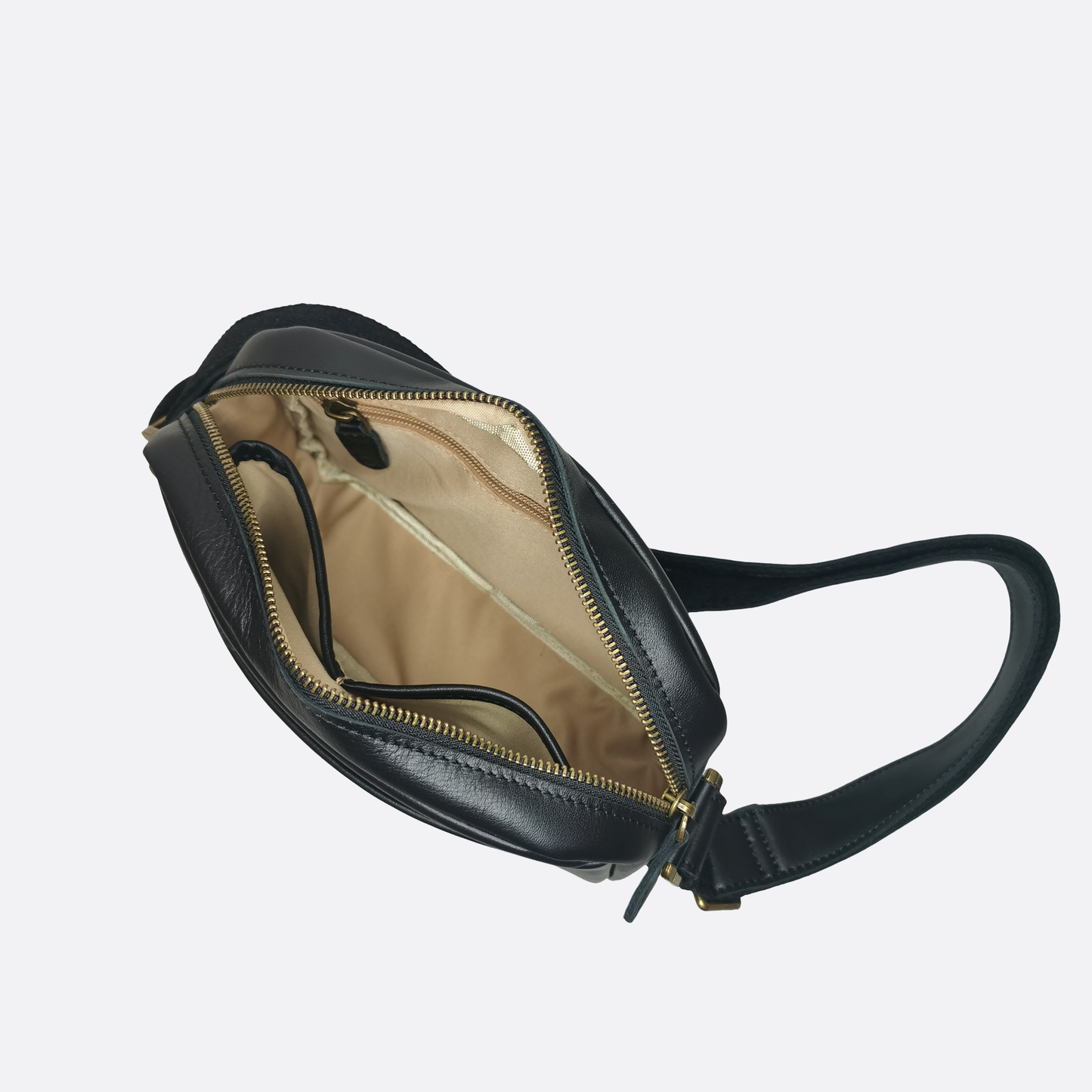 Murca V2 design genuine cowhide leather sling bag