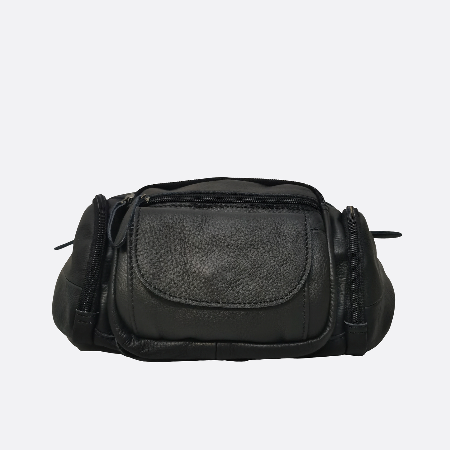 Vesny pouch design genuine cowhide leather waist/sling bag