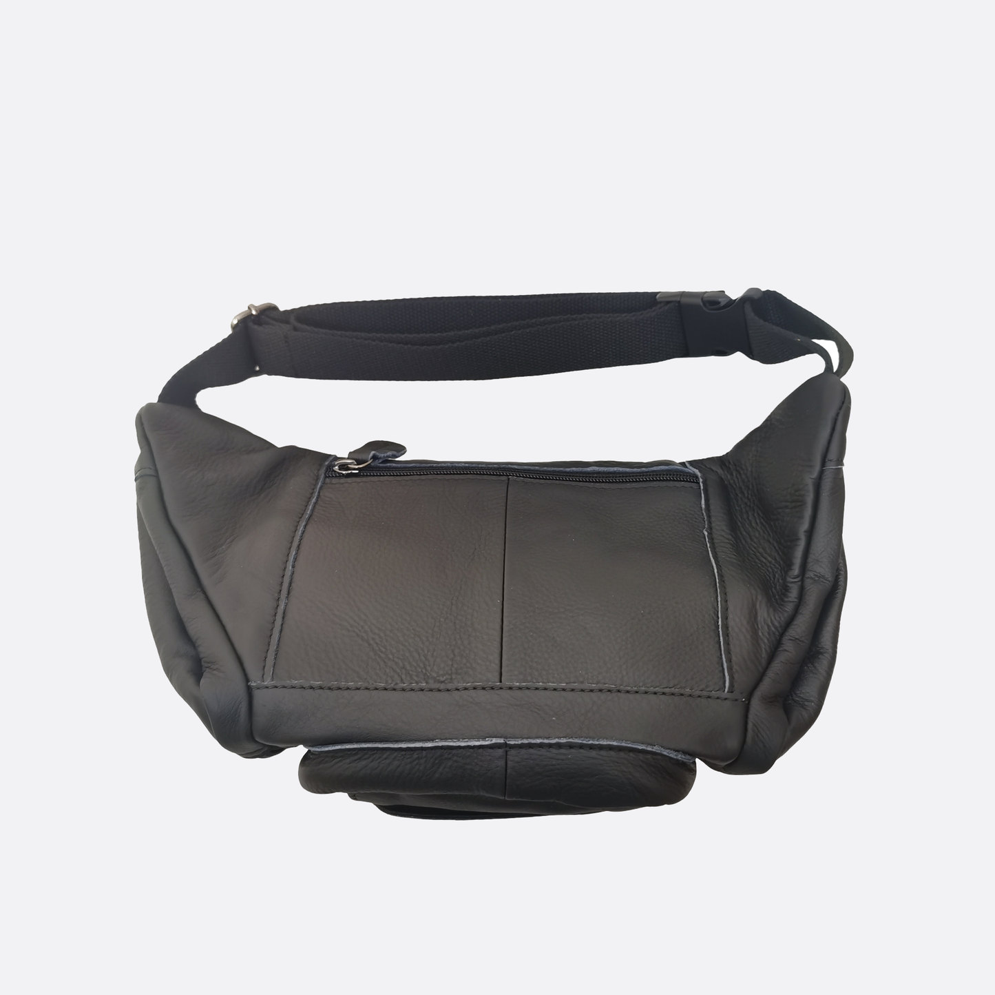 Vesny pouch design genuine cowhide leather waist/sling bag