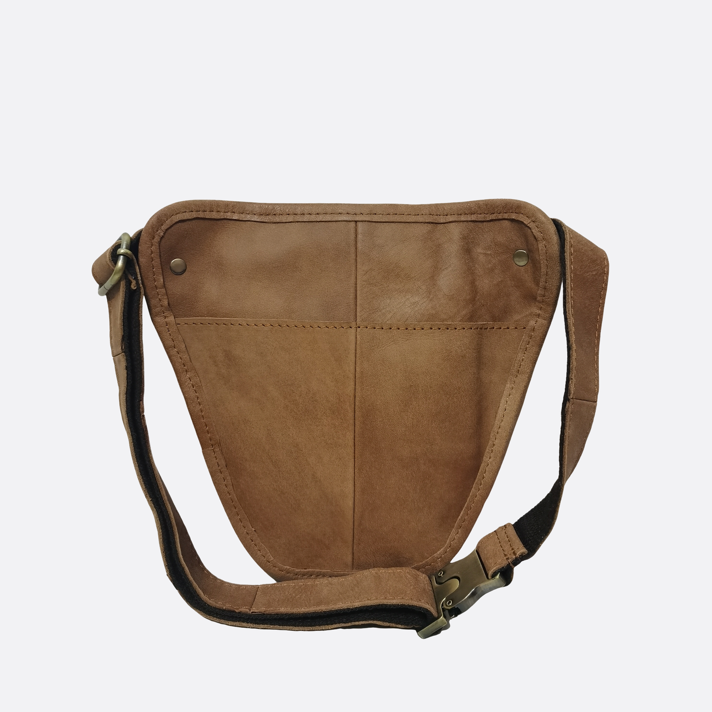 Genuine cowhide leather holster pouch fanny pack