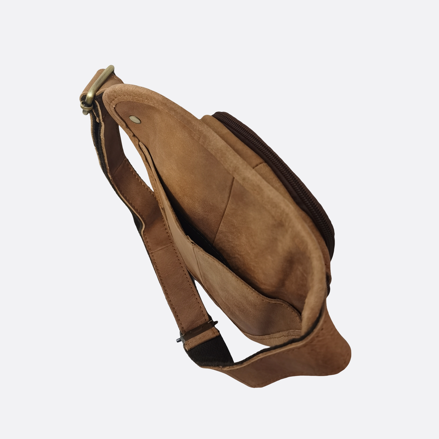 Genuine cowhide leather holster pouch fanny pack