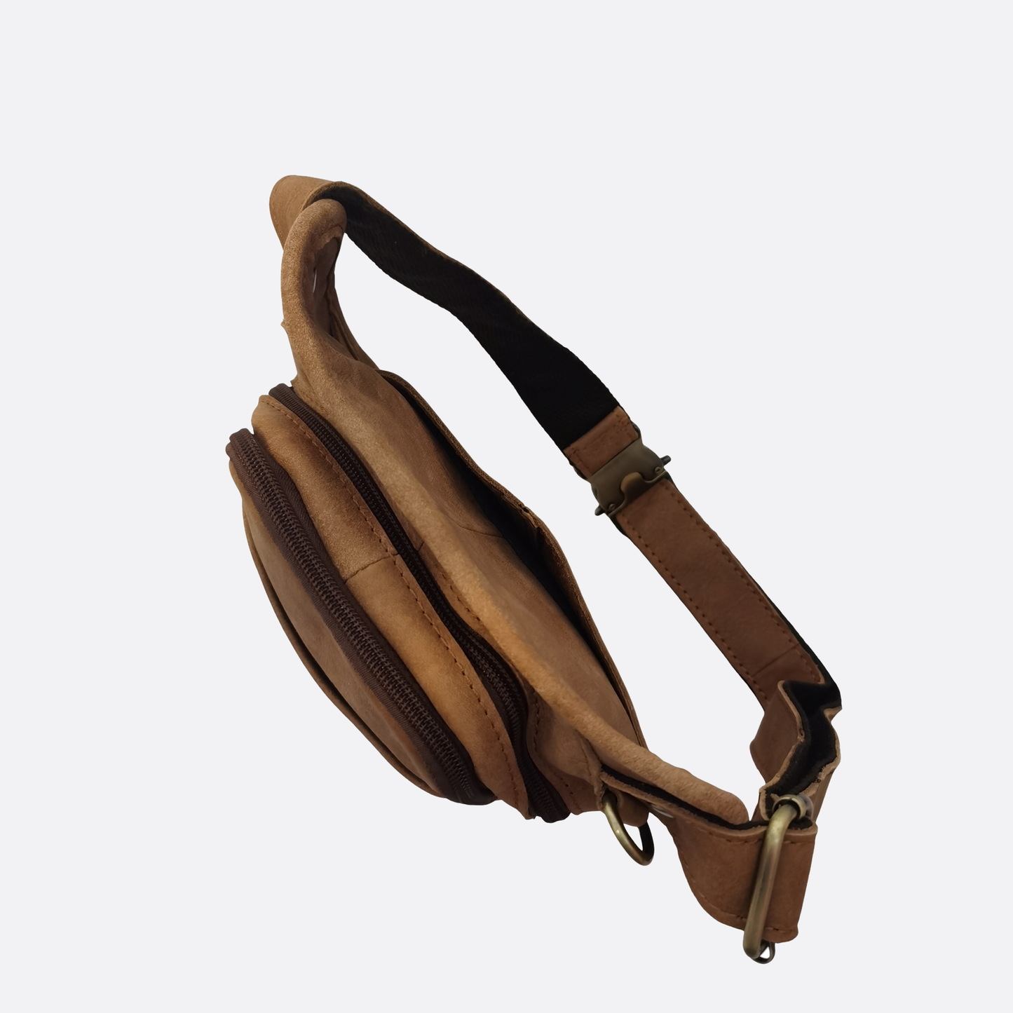 Genuine cowhide leather holster pouch fanny pack
