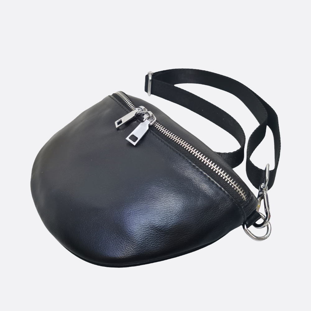 Vesny V3 design genuine cowhide leather waist/sling bag
