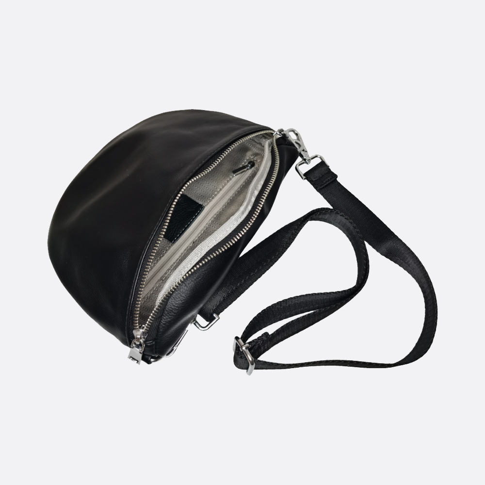 Vesny V3 design genuine cowhide leather waist/sling bag