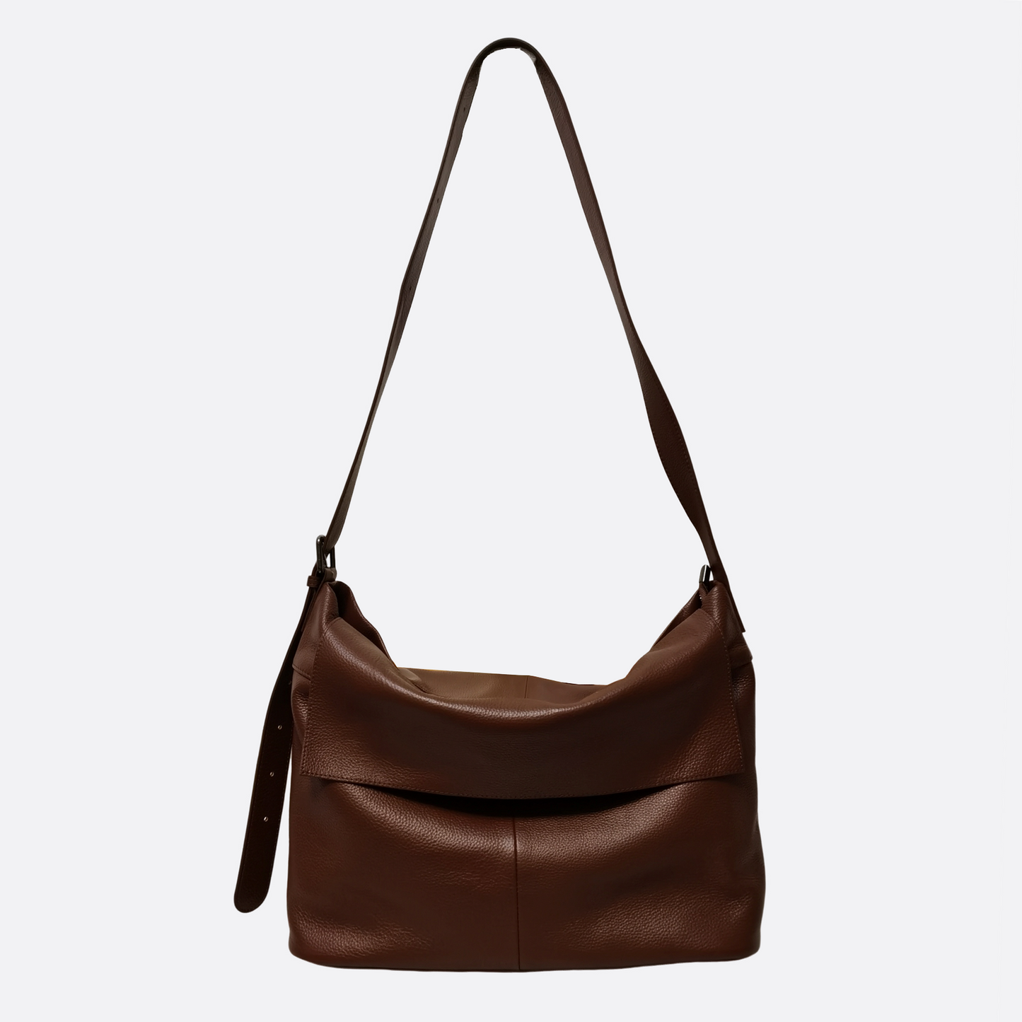 Messenger V4 design genuine cowhide leather sling bag