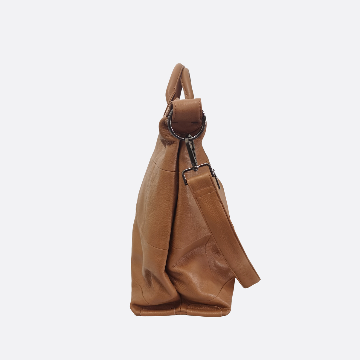 Cara V4 design genuine cowhide leather bag with strap