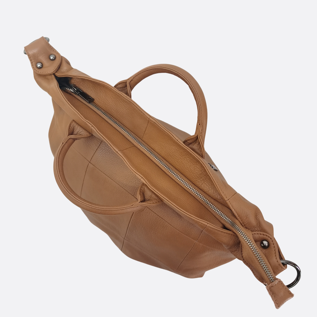 Cara V4 design genuine cowhide leather bag with strap