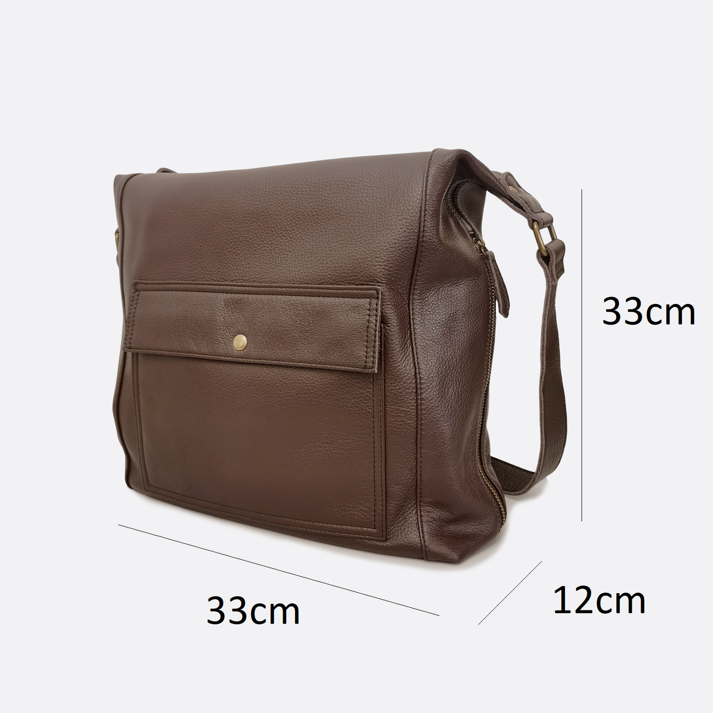 Reza V2 design genuine cowhide leather bag