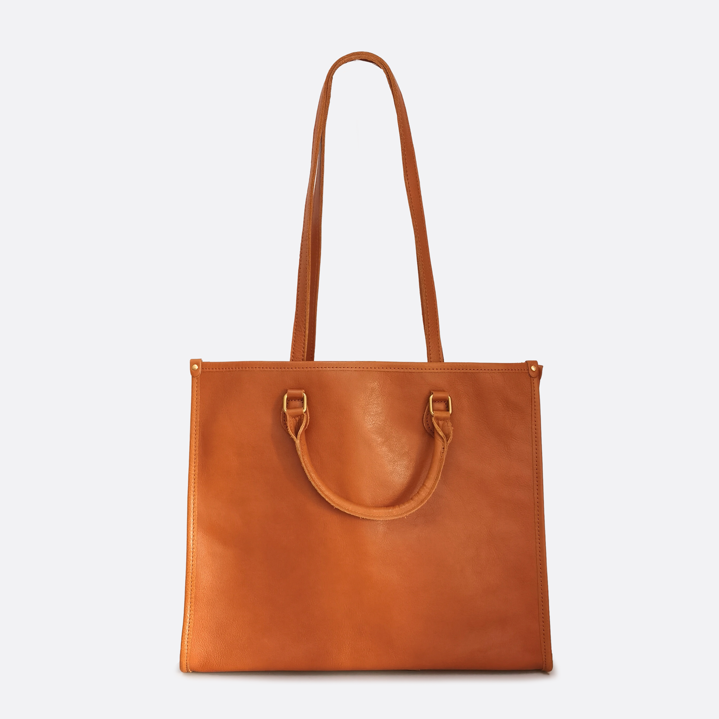 Potter tote design genuine cowhide leather bag