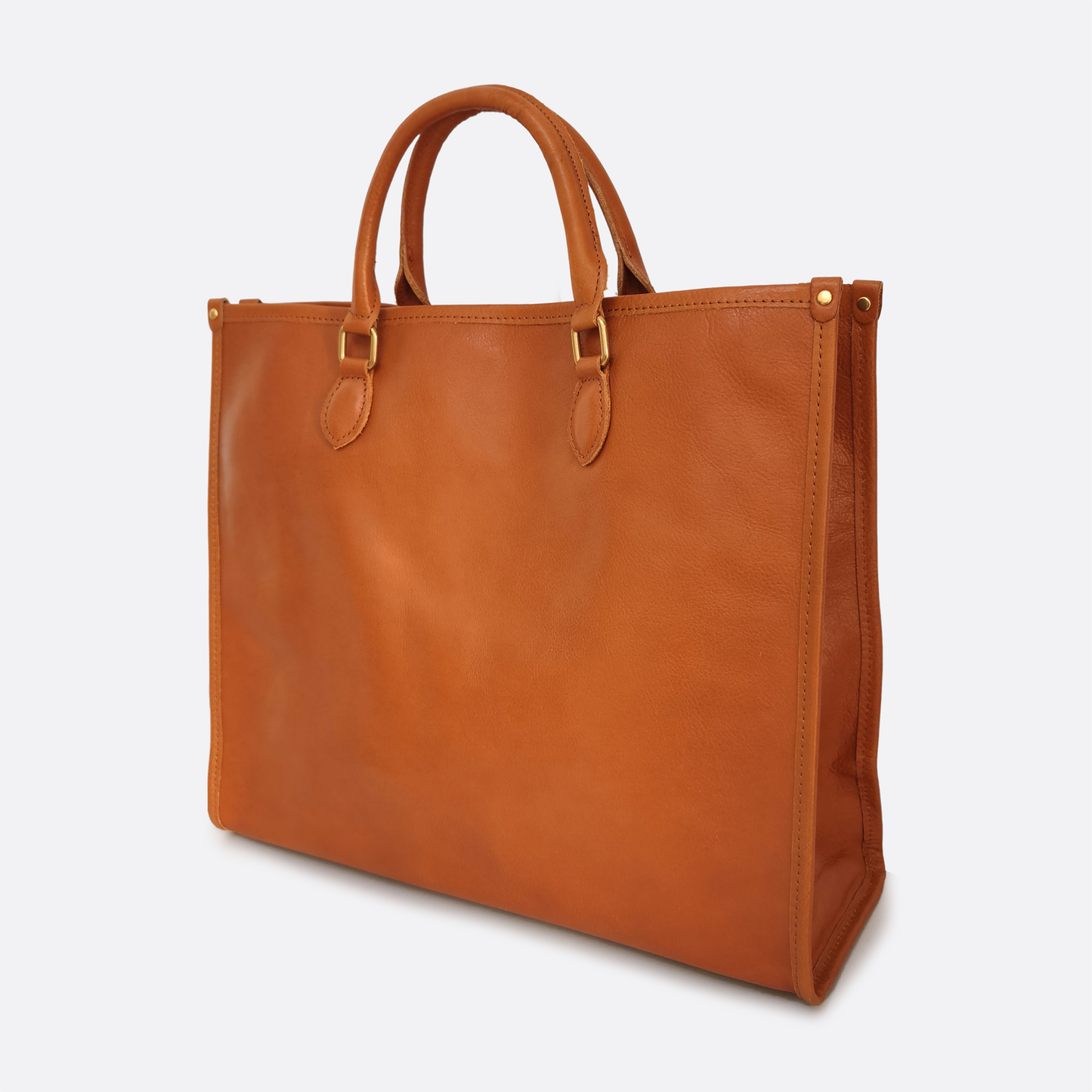 Potter tote design genuine cowhide leather bag