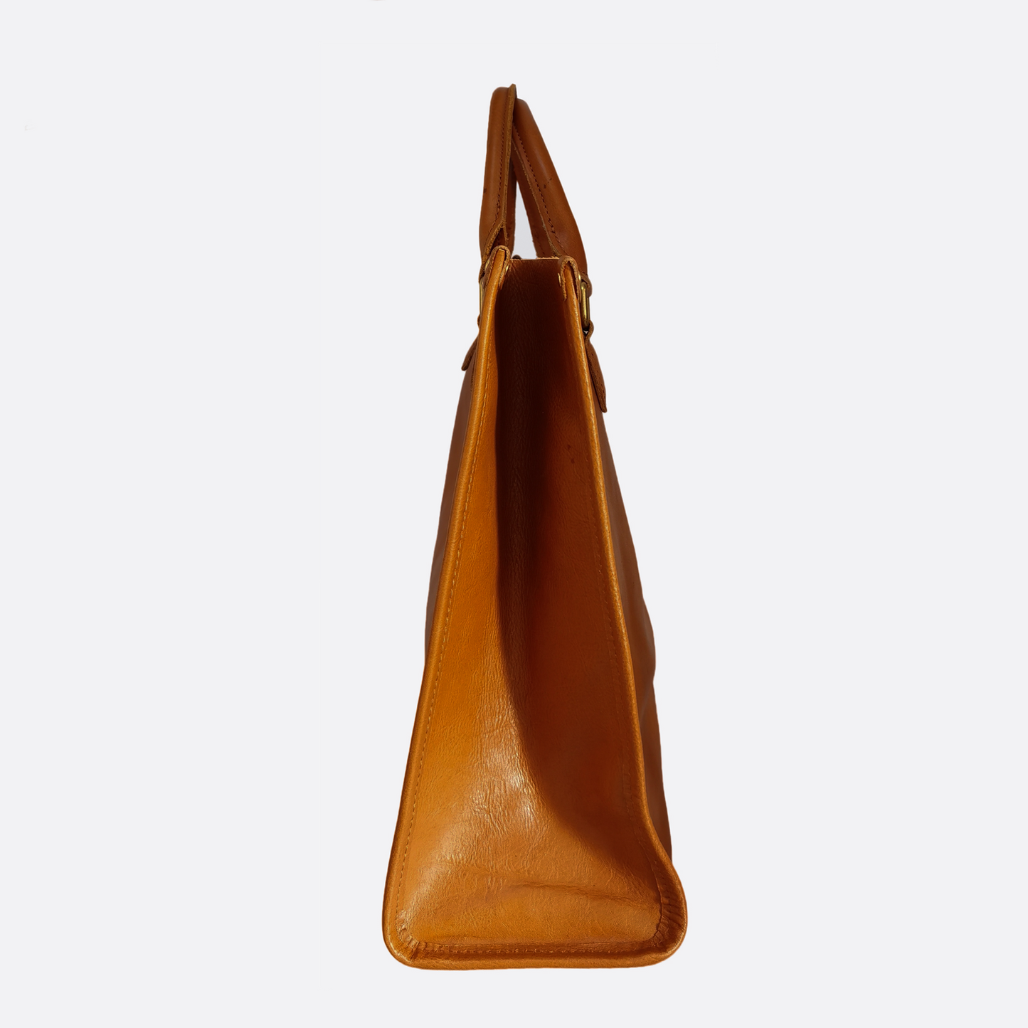 Potter tote design genuine cowhide leather bag