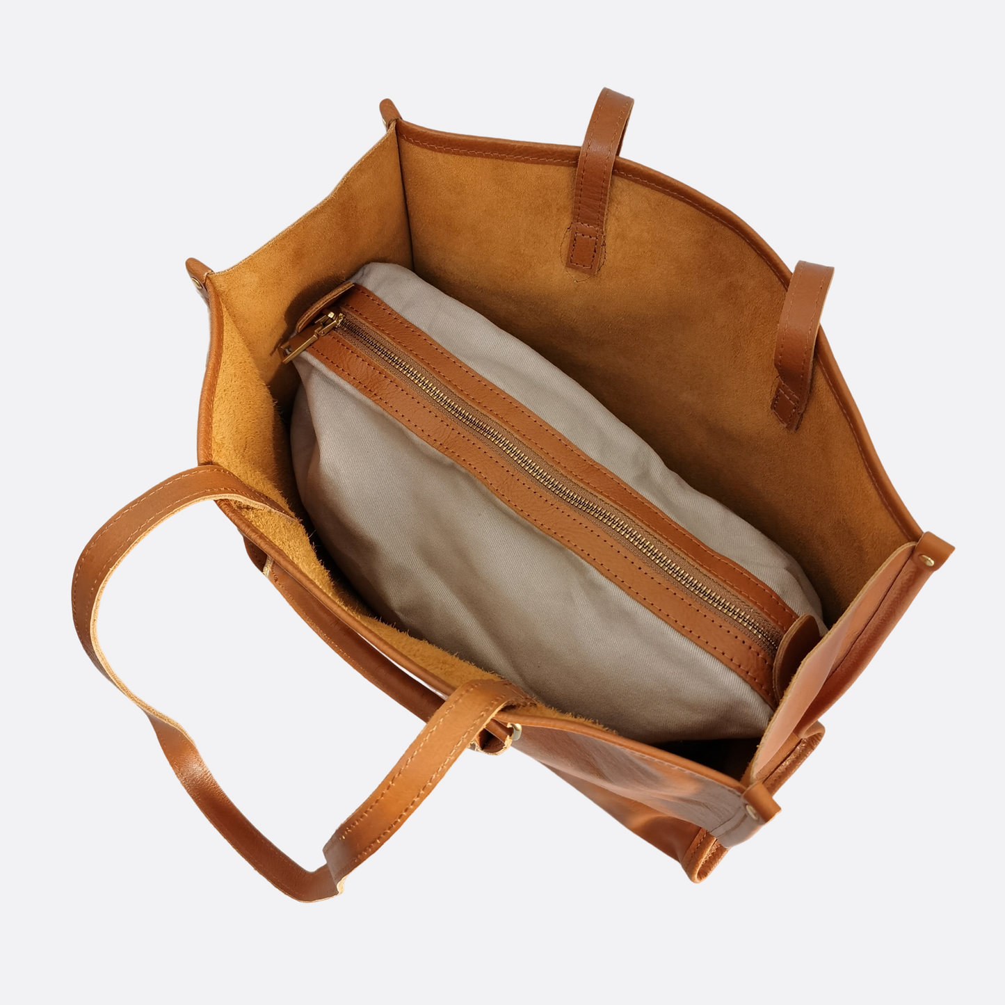Potter tote design genuine cowhide leather bag