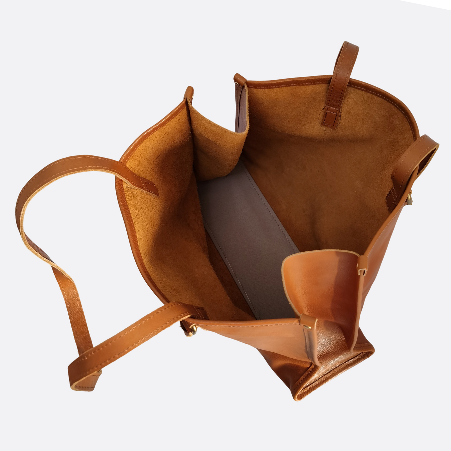 Potter tote design genuine cowhide leather bag