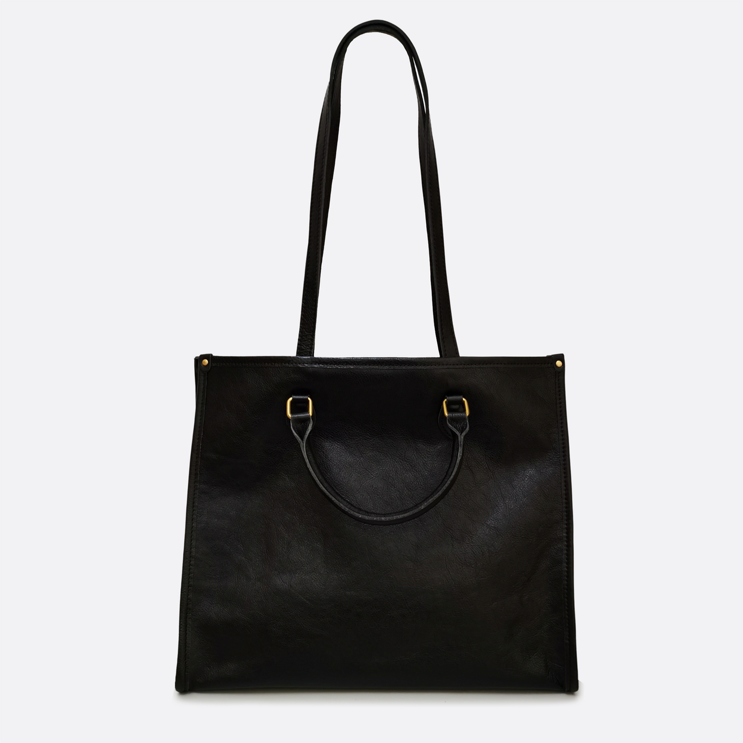Potter tote design genuine cowhide leather bag