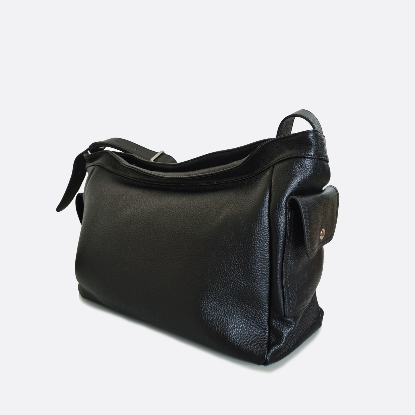 Carly messenger design genuine cowhide leather sling bag