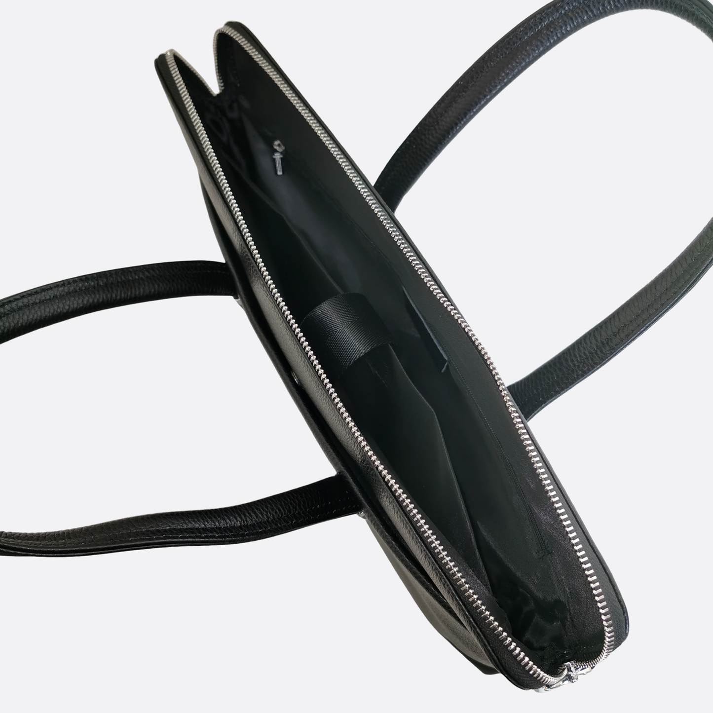 Marcel design genuine cowhide leather slim briefcase with sling