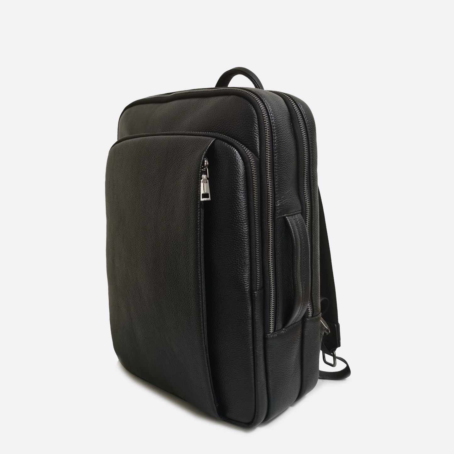 2 in 1 genuine cowhide leather backpack