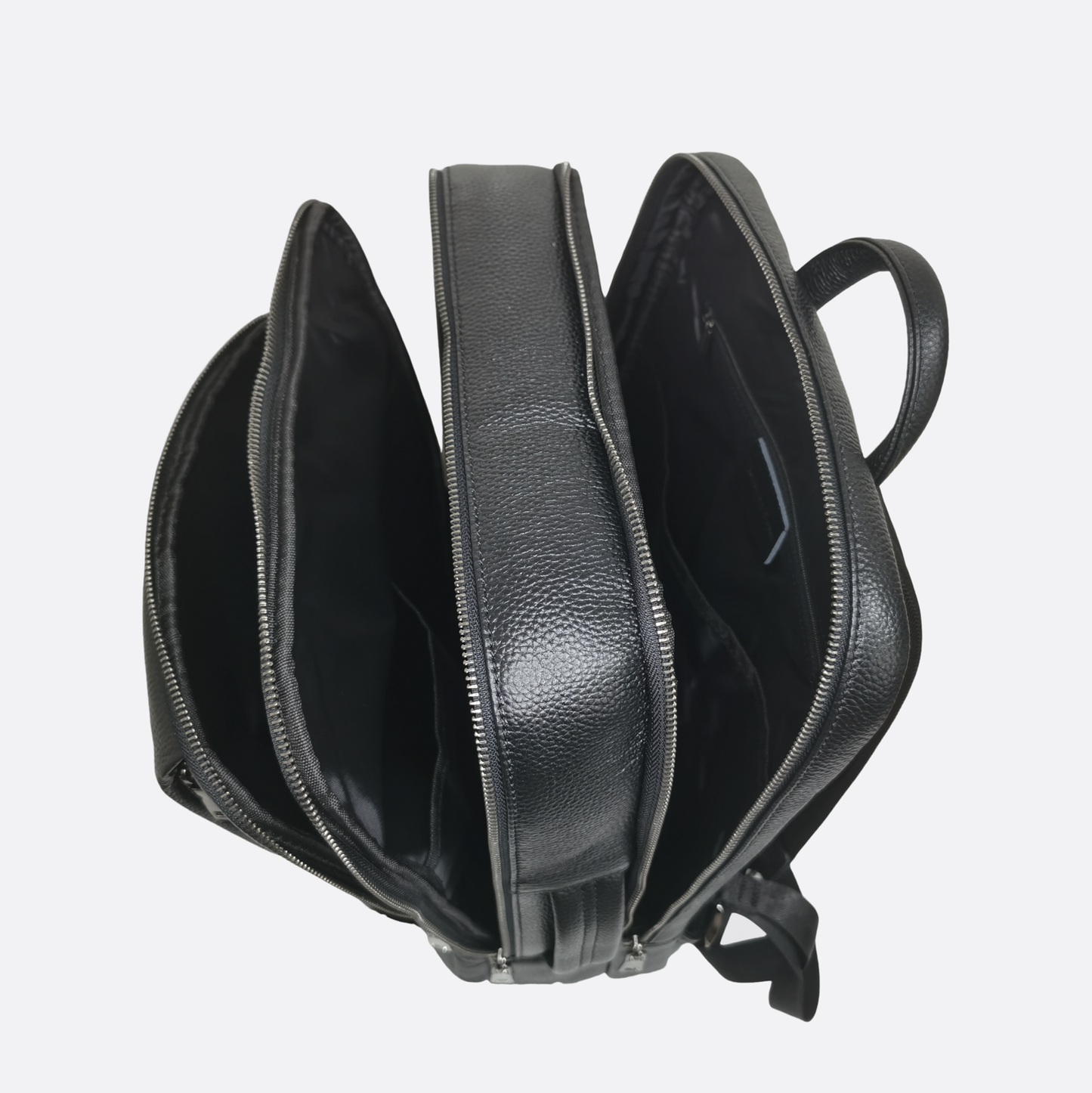 2 in 1 genuine cowhide leather backpack
