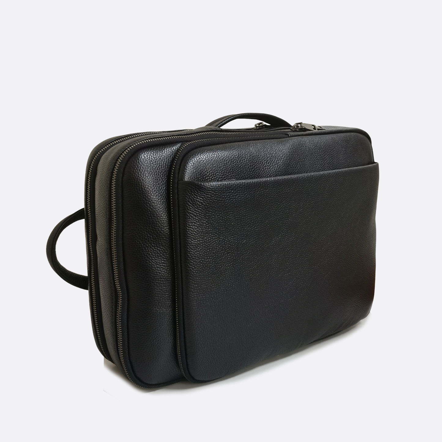 2 in 1 genuine cowhide leather backpack