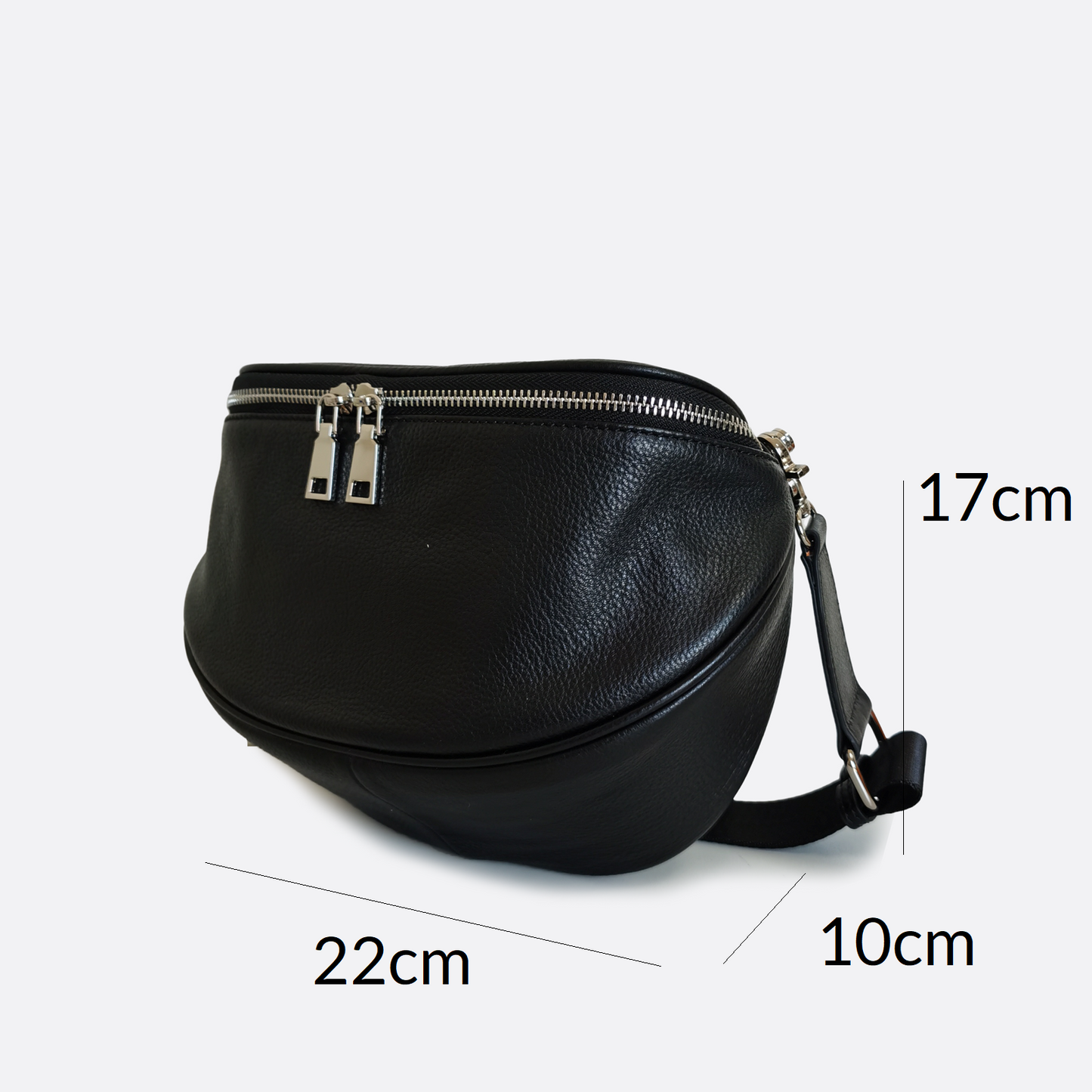 Tilo V3 design genuine cowhide leather sling bag
