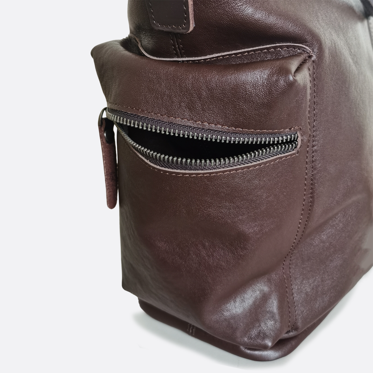 Perry design genuine cowhide leather tote bag