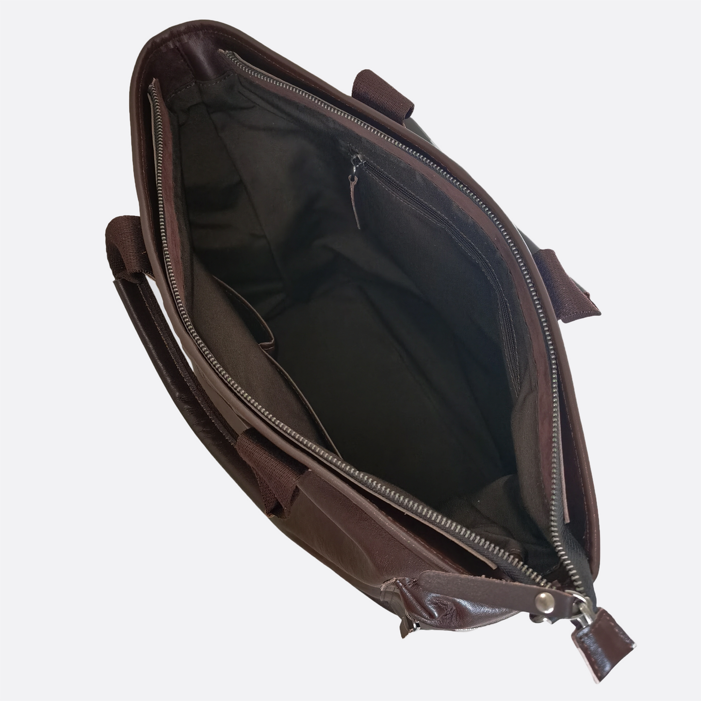 Perry design genuine cowhide leather tote bag