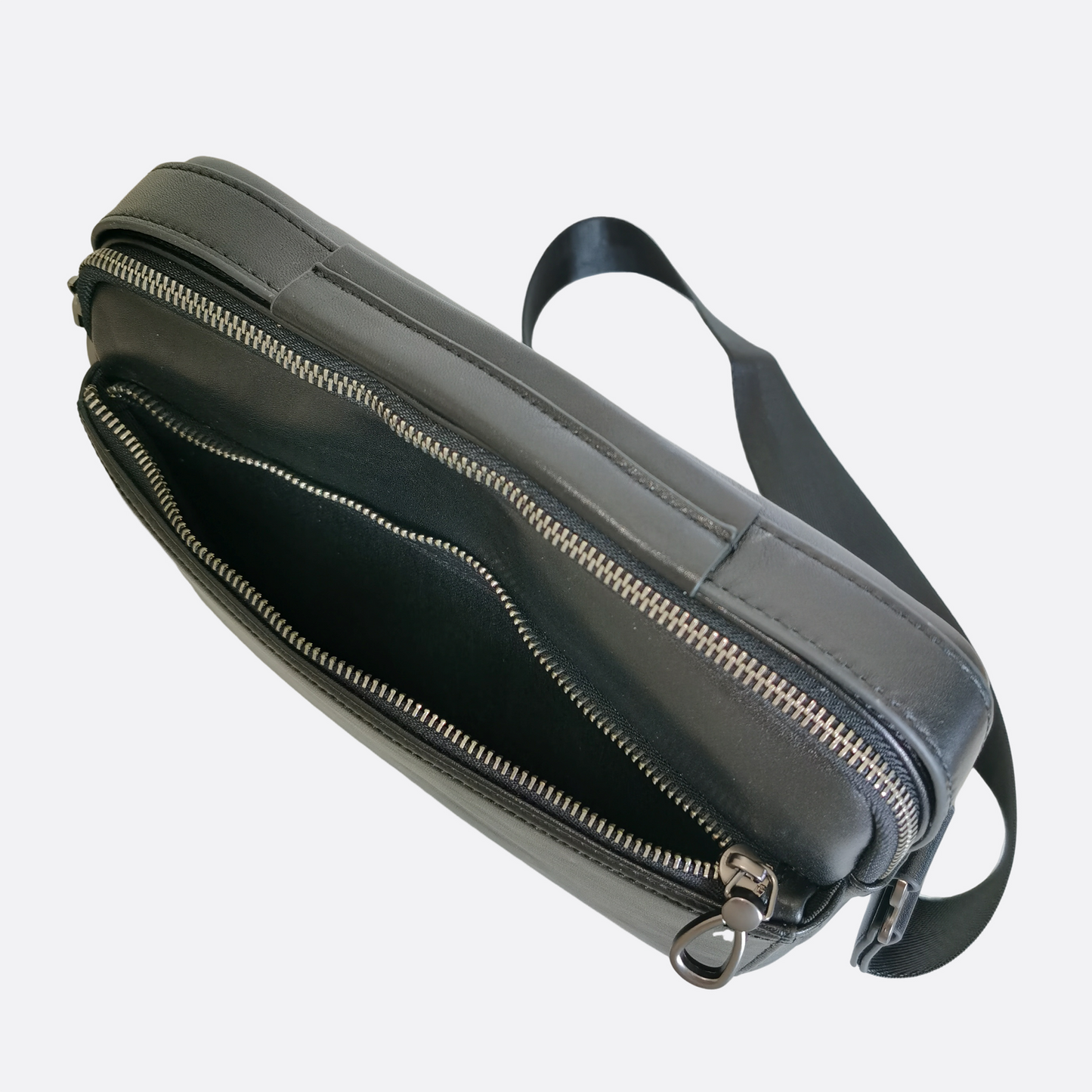 Murca V5 design genuine cowhide leather sling bag