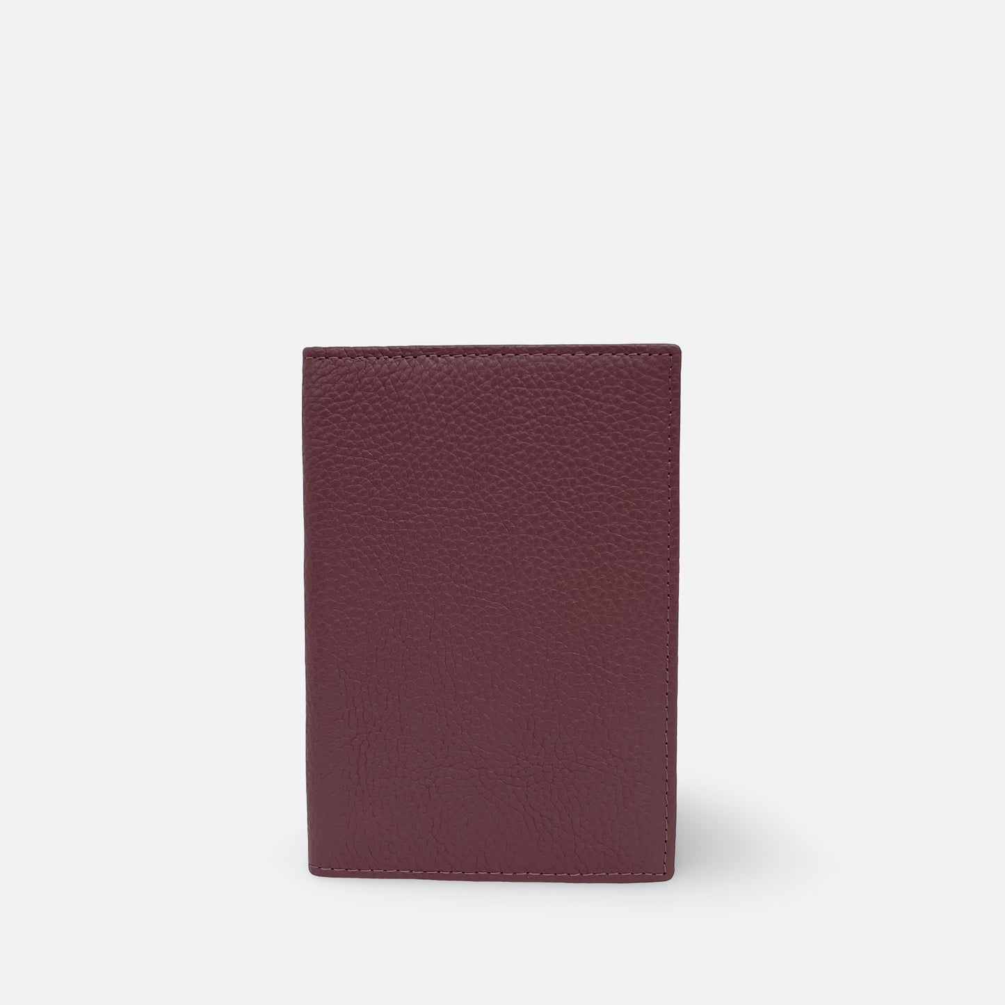 Genuine cowhide leather passport holder travel pouch