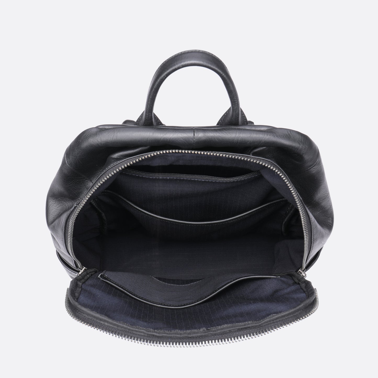 Snap V2 design genuine cowhide leather backpack