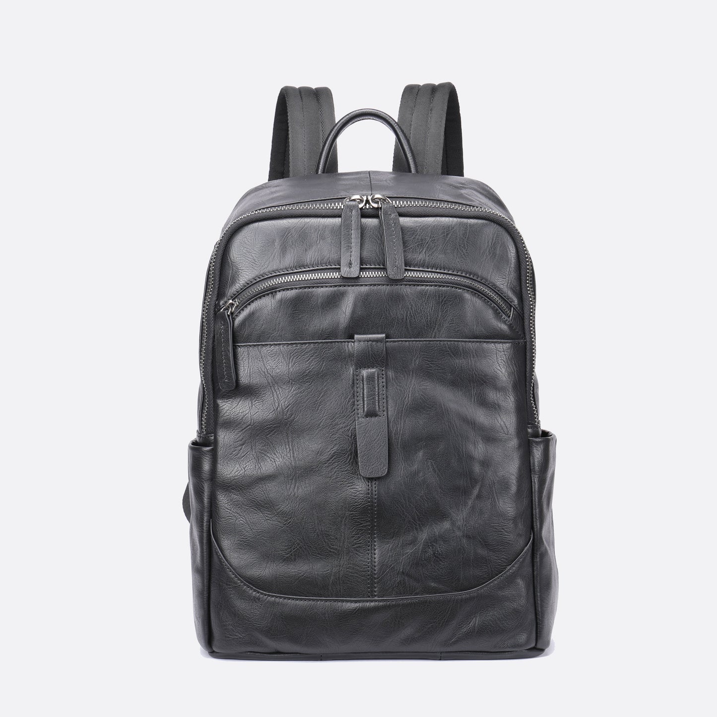 Snap V2 design genuine cowhide leather backpack