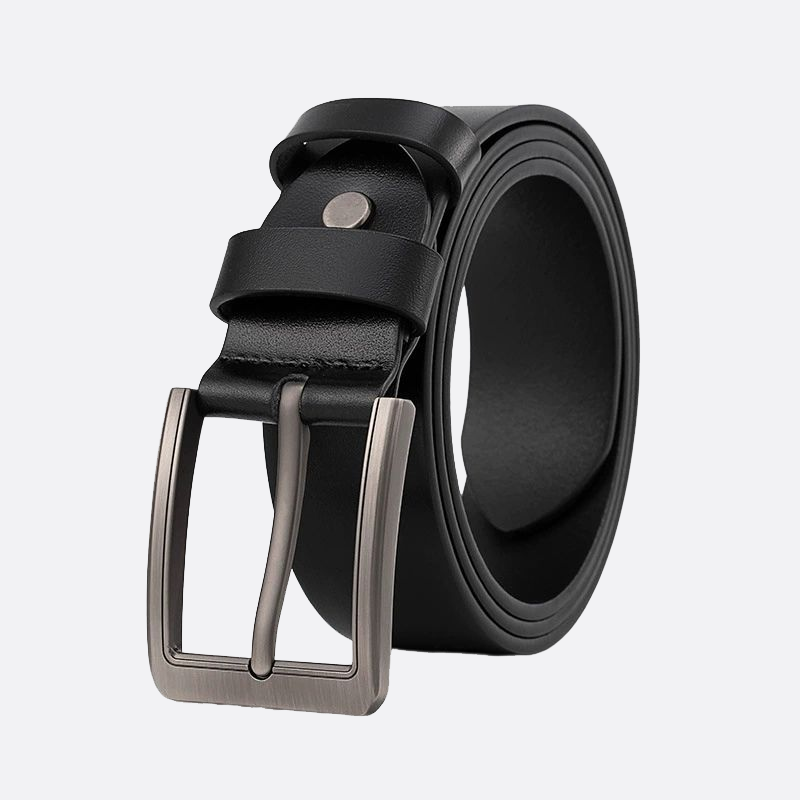 Genuine cowhide leather belt
