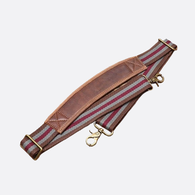 Vintage design genuine cowhide leather duffel travel bag