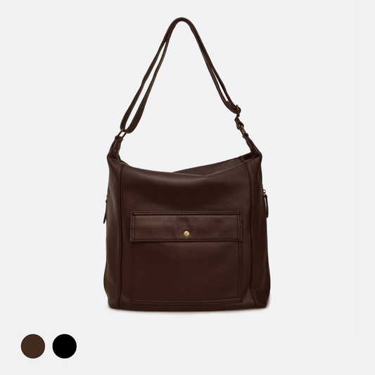 Reza V2 design genuine cowhide leather bag