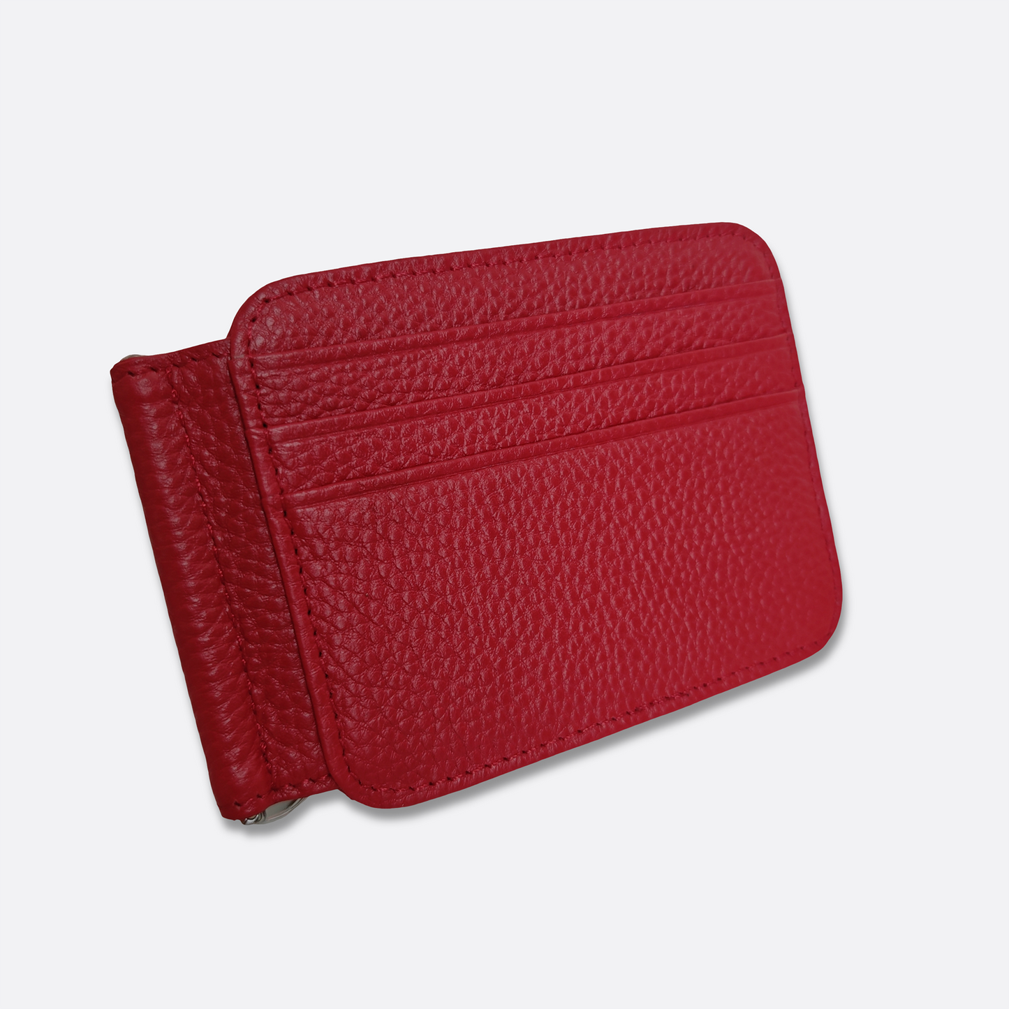 Genuine cowhide leather money clip wallet v2