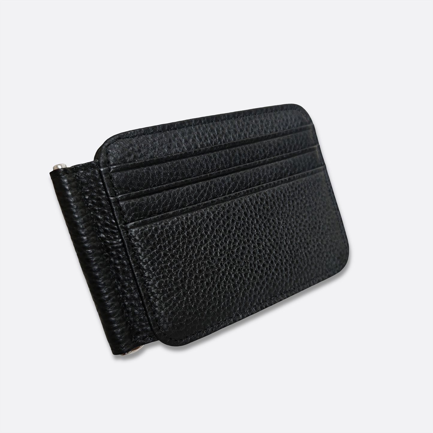 Genuine cowhide leather money clip wallet v2
